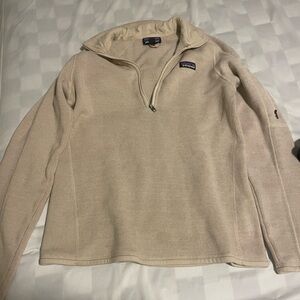 Patagonia Women’s Cream Zip-Up Sweater